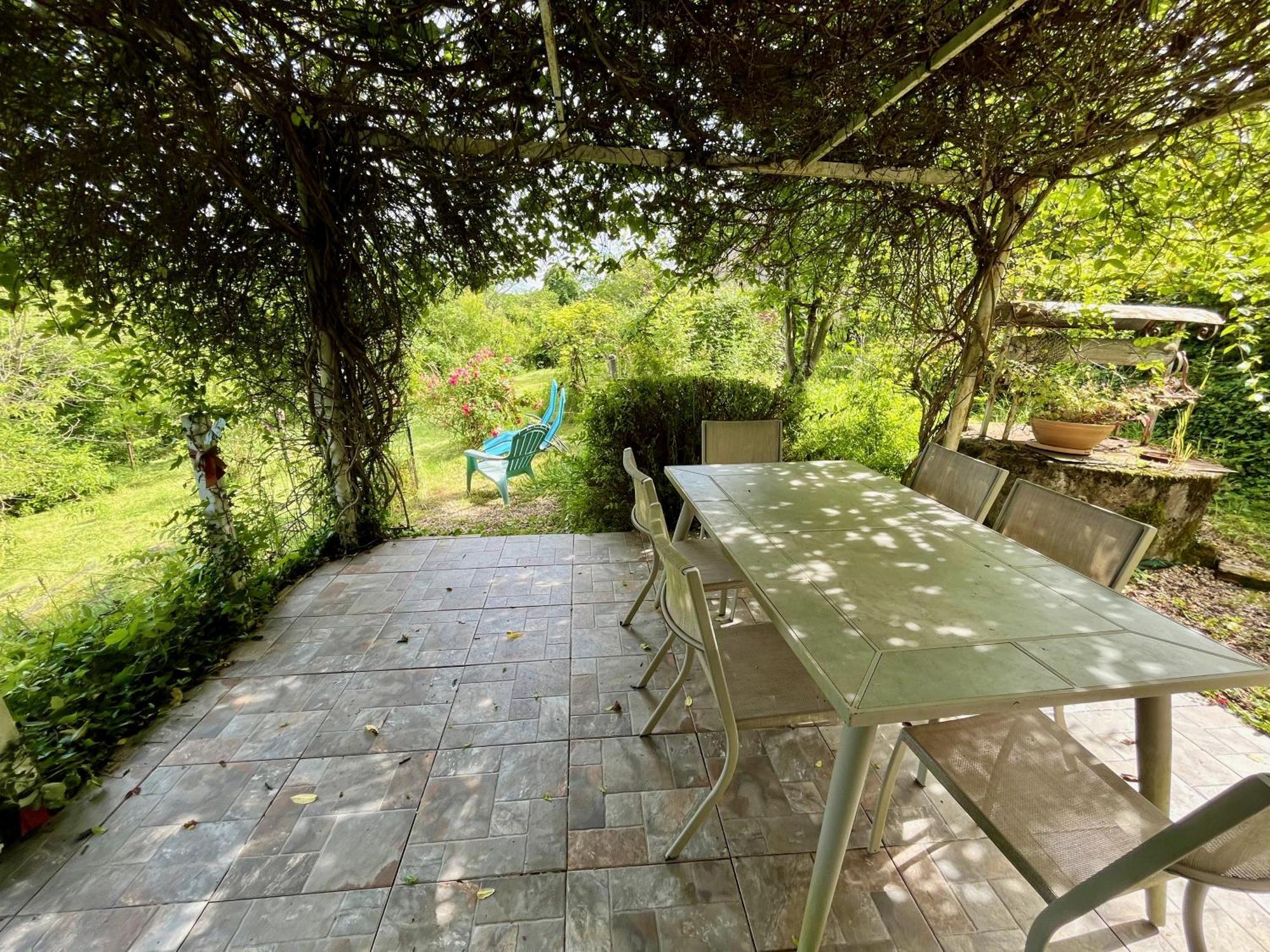Villa Le Coin Caché Le Vigeant Esterno foto